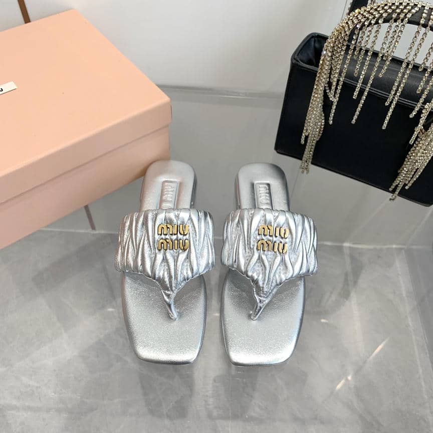 Miu Miu sheepskin slippers & sandals collection 1-4